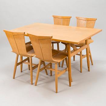 A Risto Halme five part dining suite for Isku 1960:s.