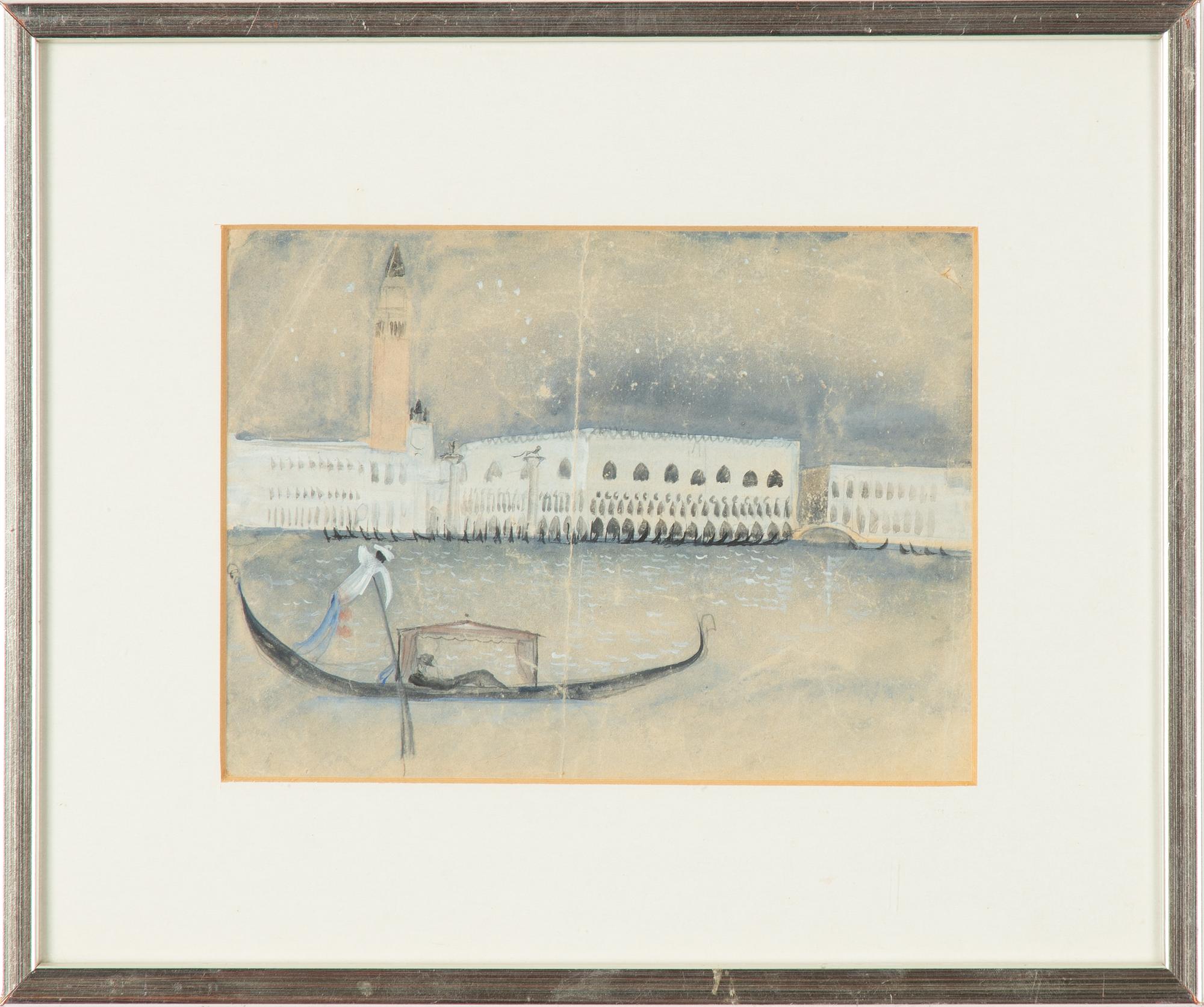 Einar Jolin, Gondol, Venedig.