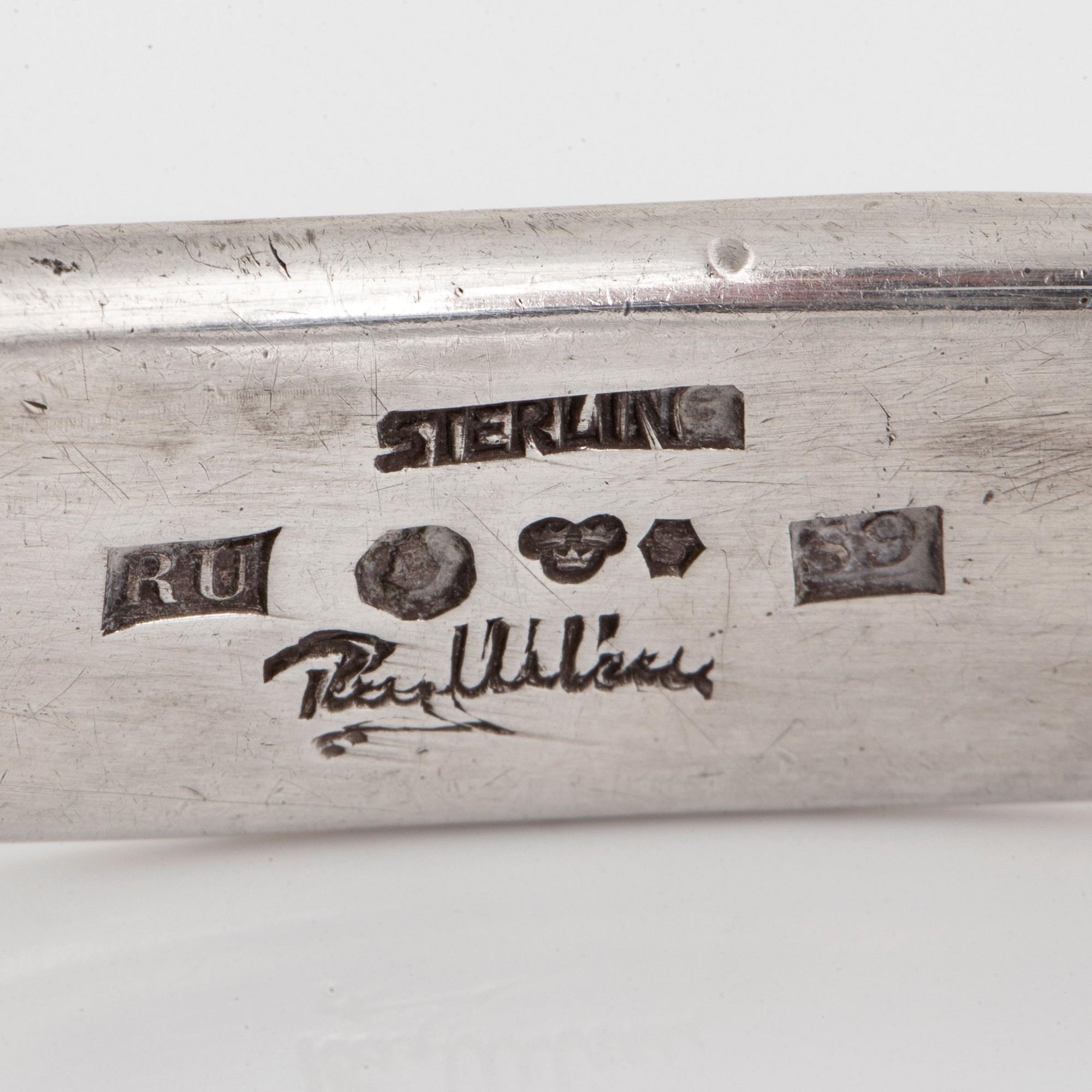 Rey Urban, REY URBAN, a sterling silver choker and bangle, Stockholm 1967-68.