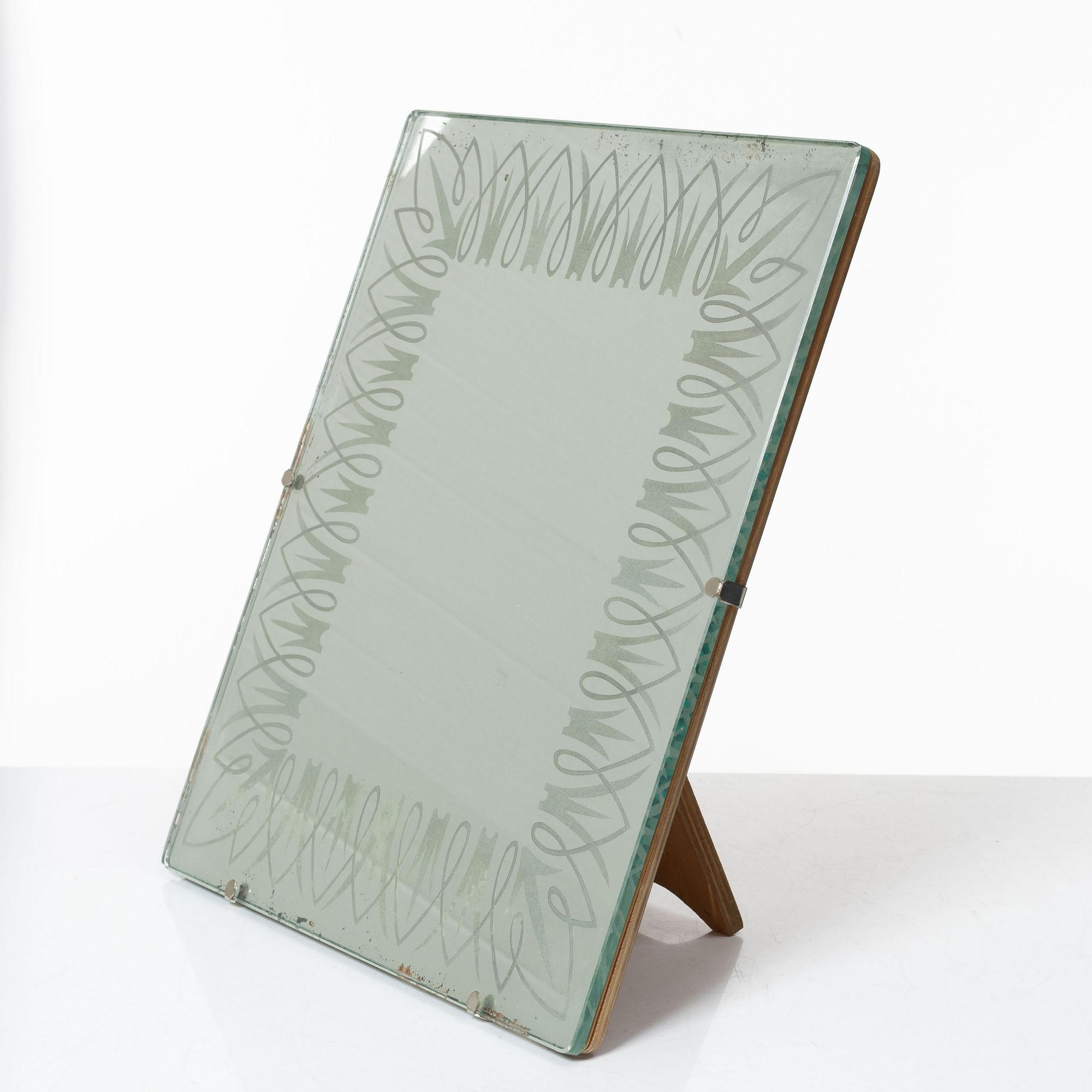 A Swedish Modern mirror, 1940s.