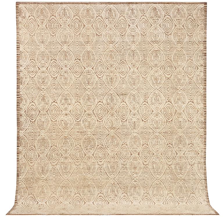 Matta, orientalisk, modern design, ca. 303 x 250 cm.