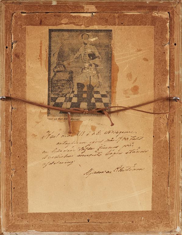 DECOUPURE. Sverige 1700-tal - omkring 1800. 29,5 x 21,5 cm utan ram, med ram: 37 x 29 cm.
