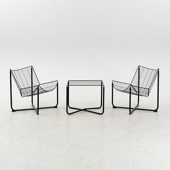 Niels Gammelgaard, fåtöljer, ett par, samt bord, "Järpen / Råane", Ikea. 1980-tal-2000-tal.