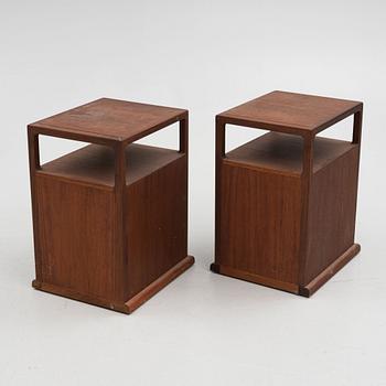 A pair of bedside tables, second half of the 20th century.