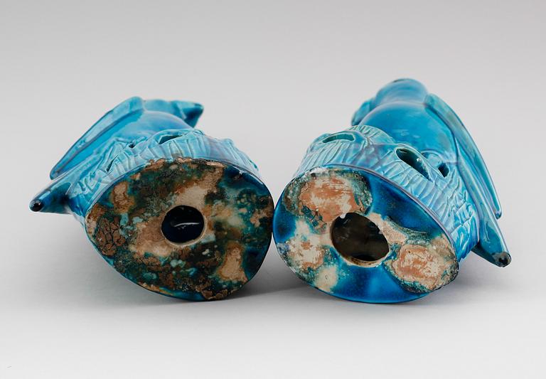 FIGURER, 2 st, porslin, Kina, 1800-tal.