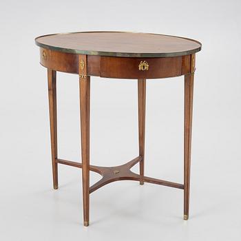 A Gustavian style table, early 20th Century.