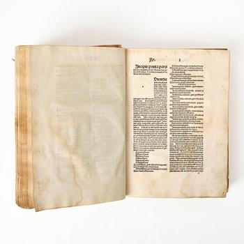 Incunable, 1495.