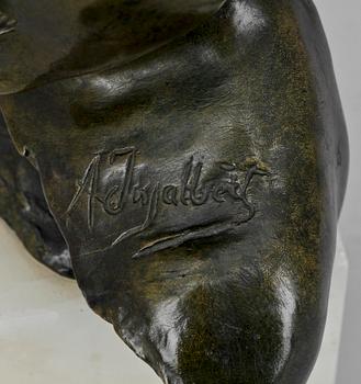 JEAN-ANTOINE INJALBERT. Skulptur. Brons. Sign.