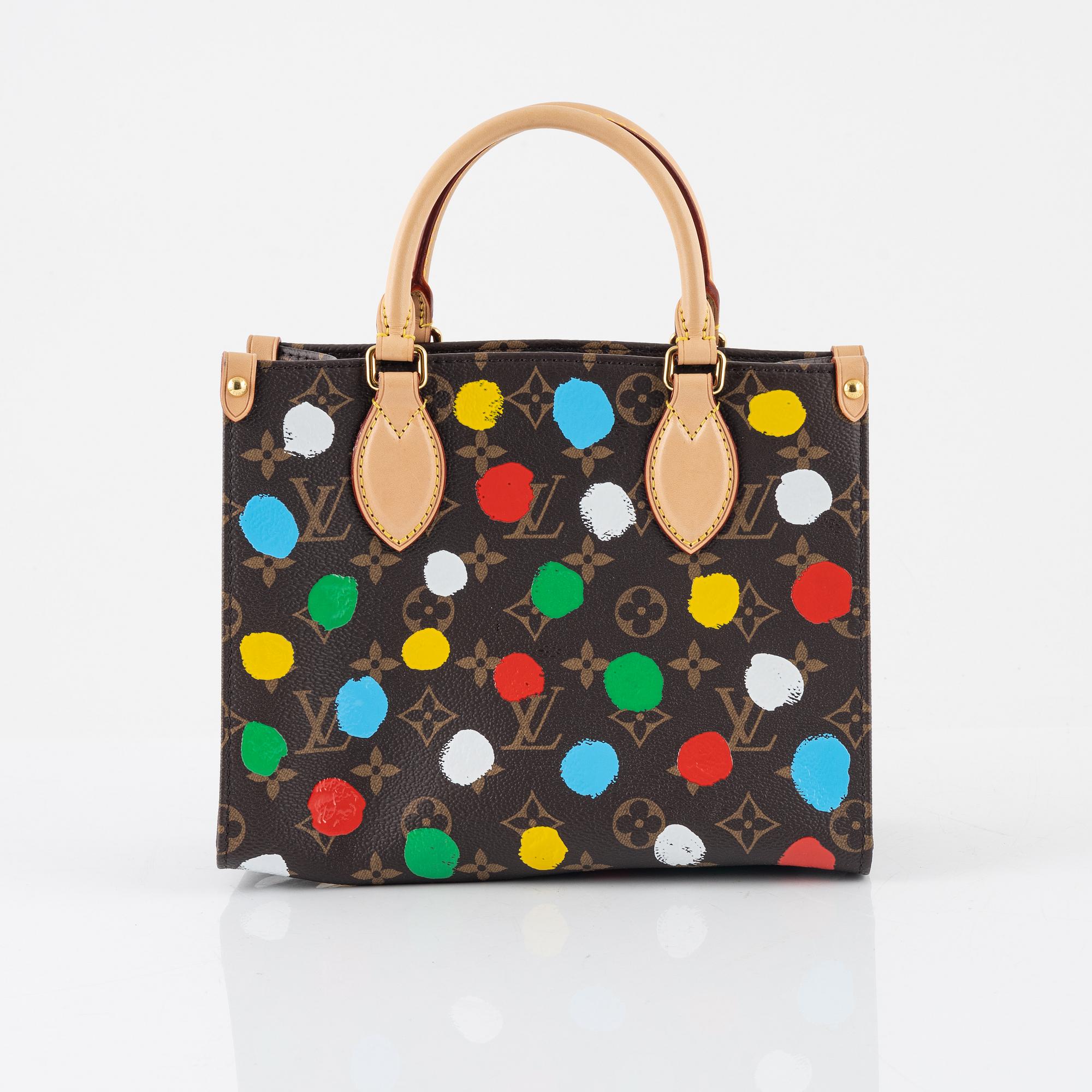 Louis Vuitton X Yayoi Kusama, bag, "On The Go PM", 2023.