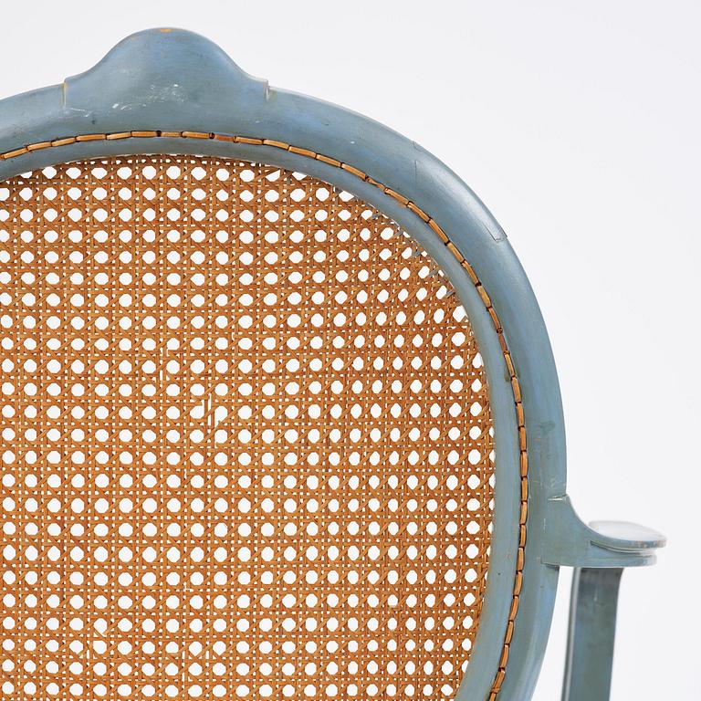 Carl Malmsten, a pair of Swedish Grace chairs, cabinetmaker Albin Johansson, Stockholm, for Villa Kvikkjokk, 1927.