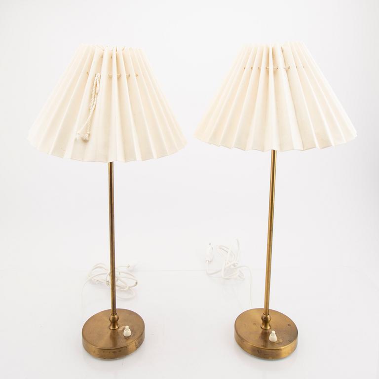 Josef Frank, a pair of brass table lamps model 2332.