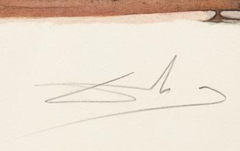 Salvador Dalí, "Carmen Sings Gipsy Songs", from "Carmen".