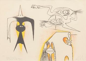 Wifredo Lam, komposition.