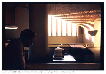 An Alvar Aalto curly birch table, made on license by Aalto Design Hedemora for Artek, Sweden 1946-56.