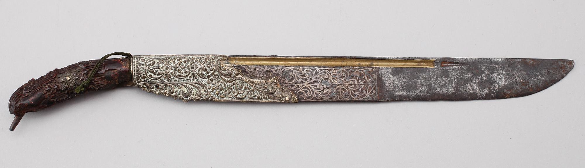 KNIV, orientalisk, 1700-/1800-tal.