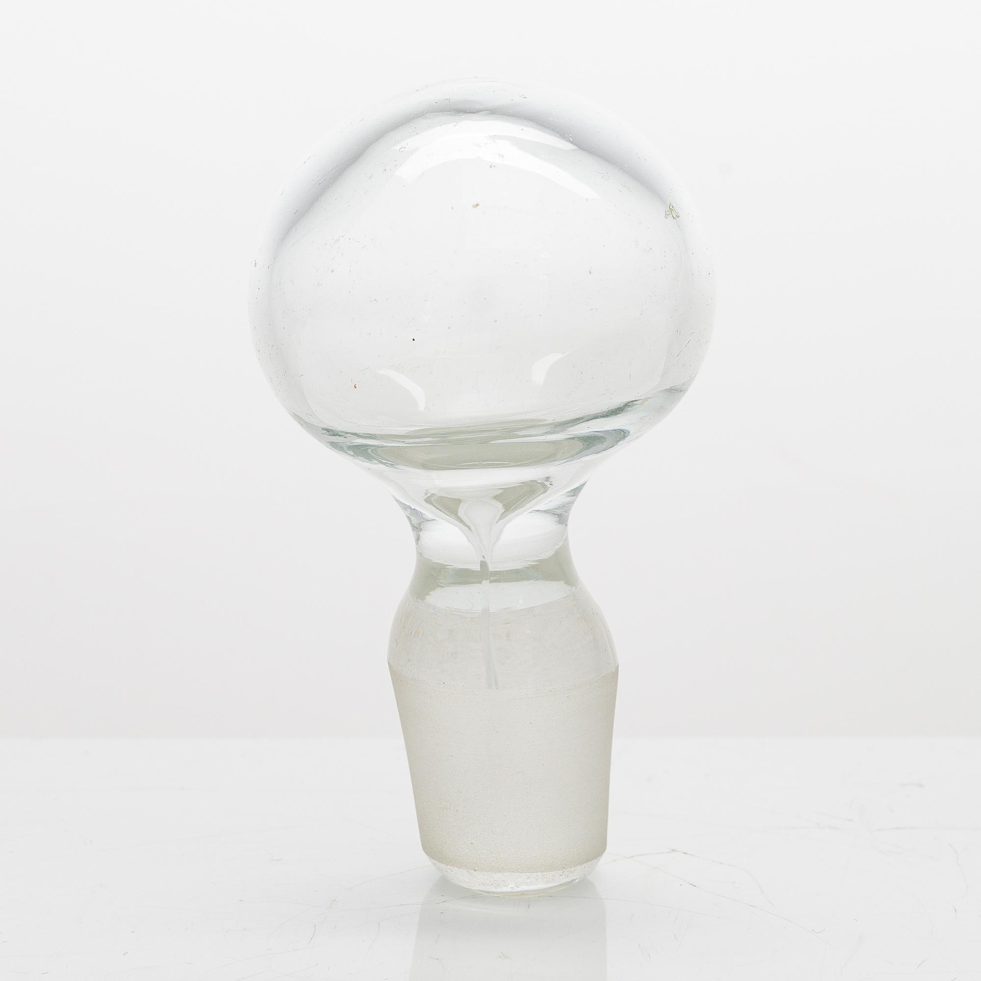 Nanny Still, a 5-piece 'Flindari' glassware set, Riihimäen lasi 1964-1968.