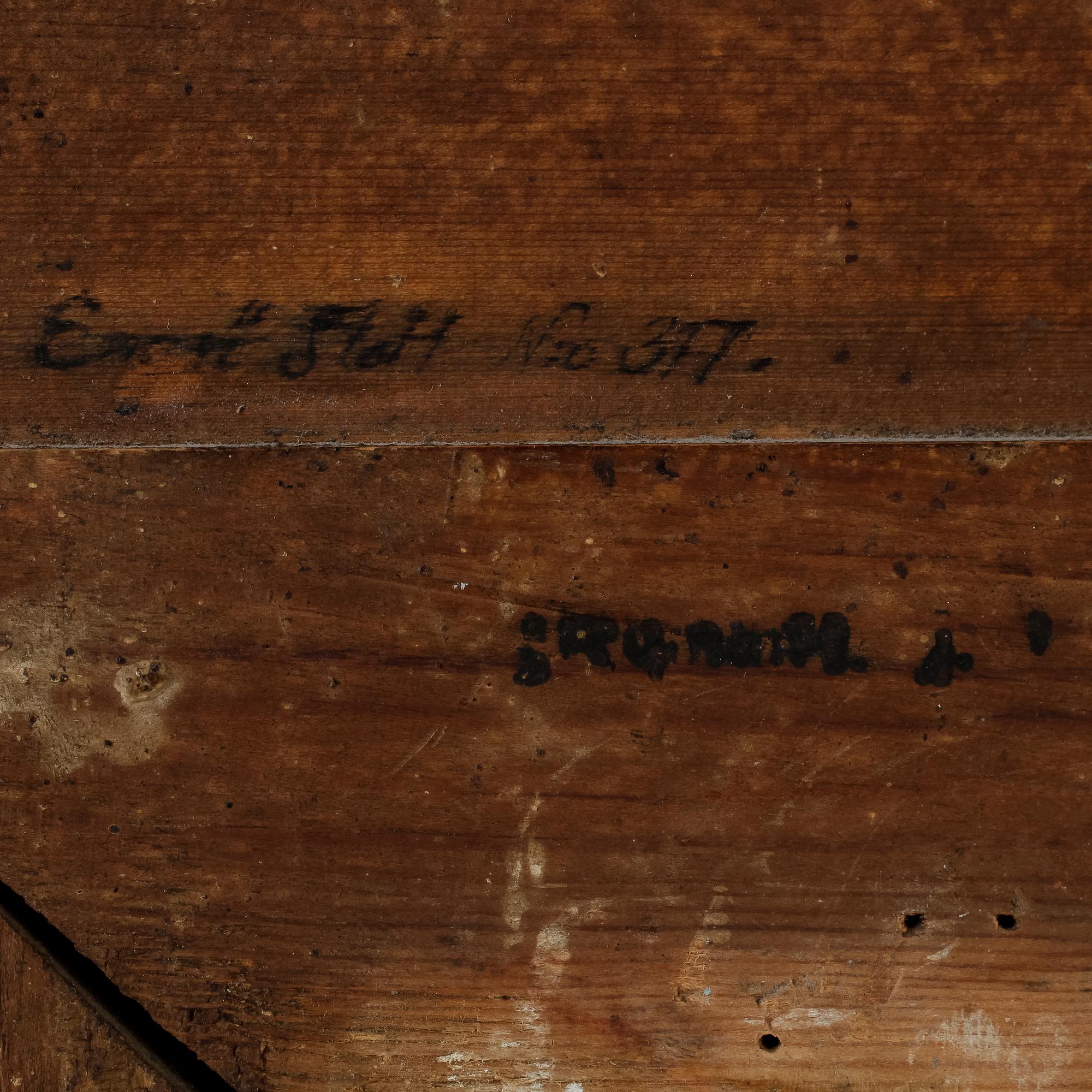 SPEGEL, troligen Johan Petter Holmberg, hallstämplad Stockholm 1831.