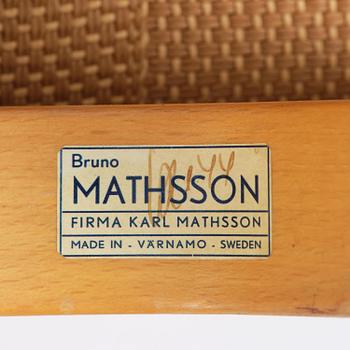 Bruno Mathsson, a "Pernilla 3" lounge chair, Firma Karl Mathsson, Värnamo, 1940s.
