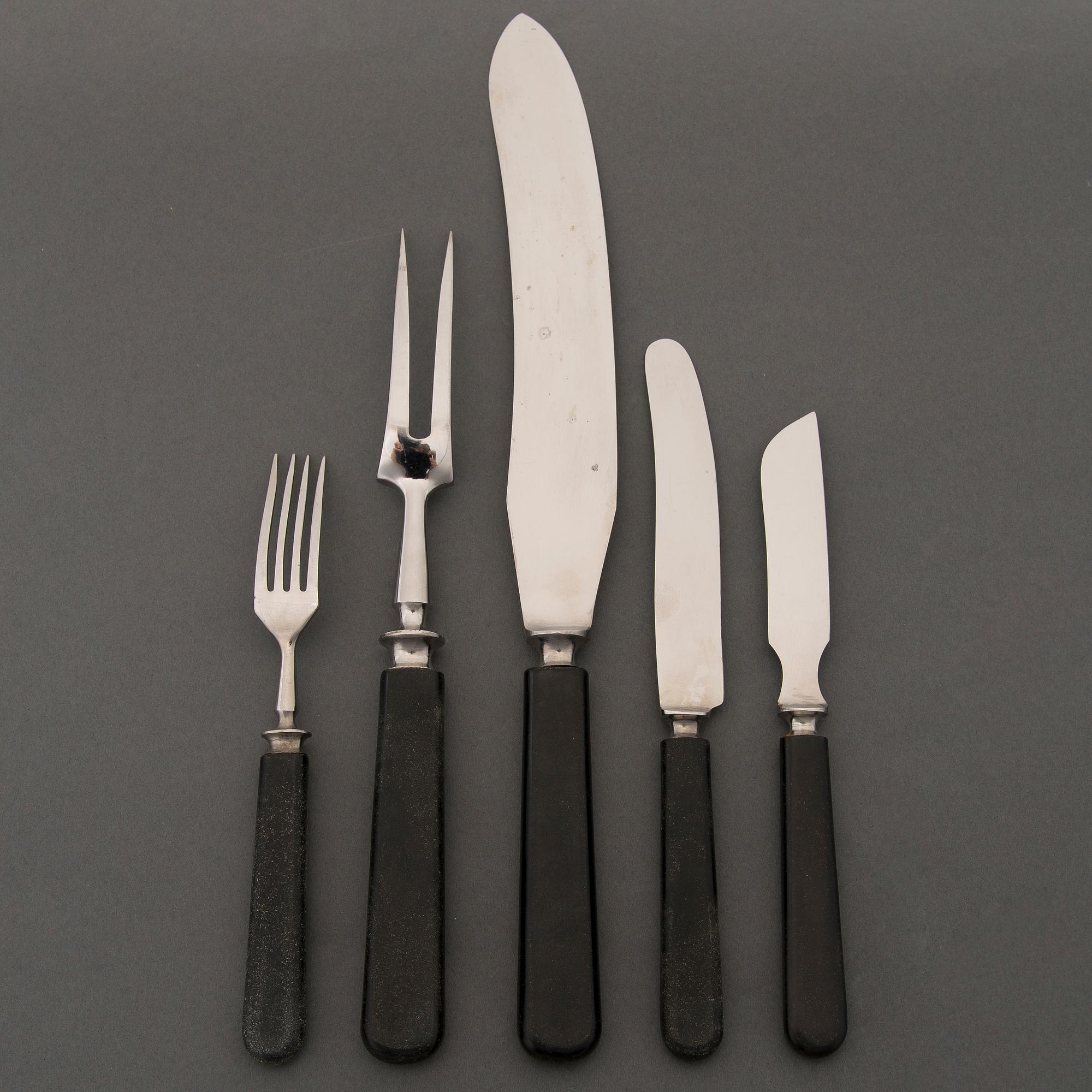 BESTICK, 15 delar, Fiskars, Finland 1920-30-tal.