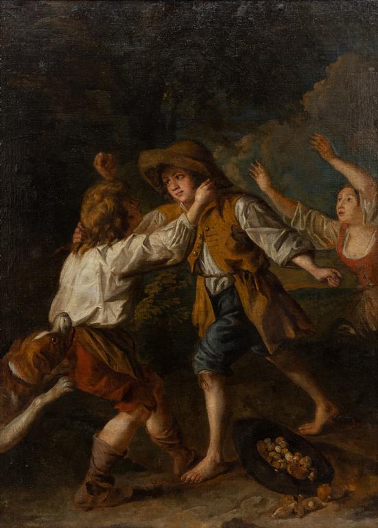 English school, around 1800. The Reunion.