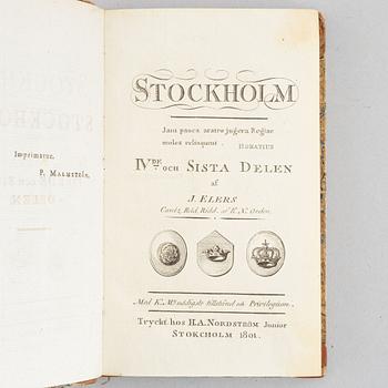 Stockholmiana 1685-1829, 8 vol.