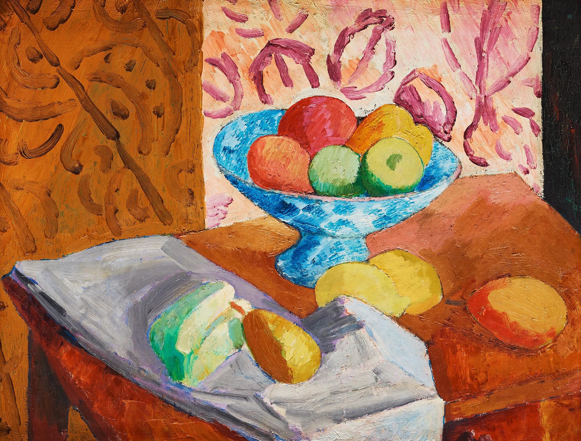 Isaac Grünewald, Still life with fruits.