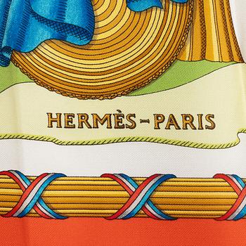 Hermès, scarf, "1789 Liberty Equality Fraternity".