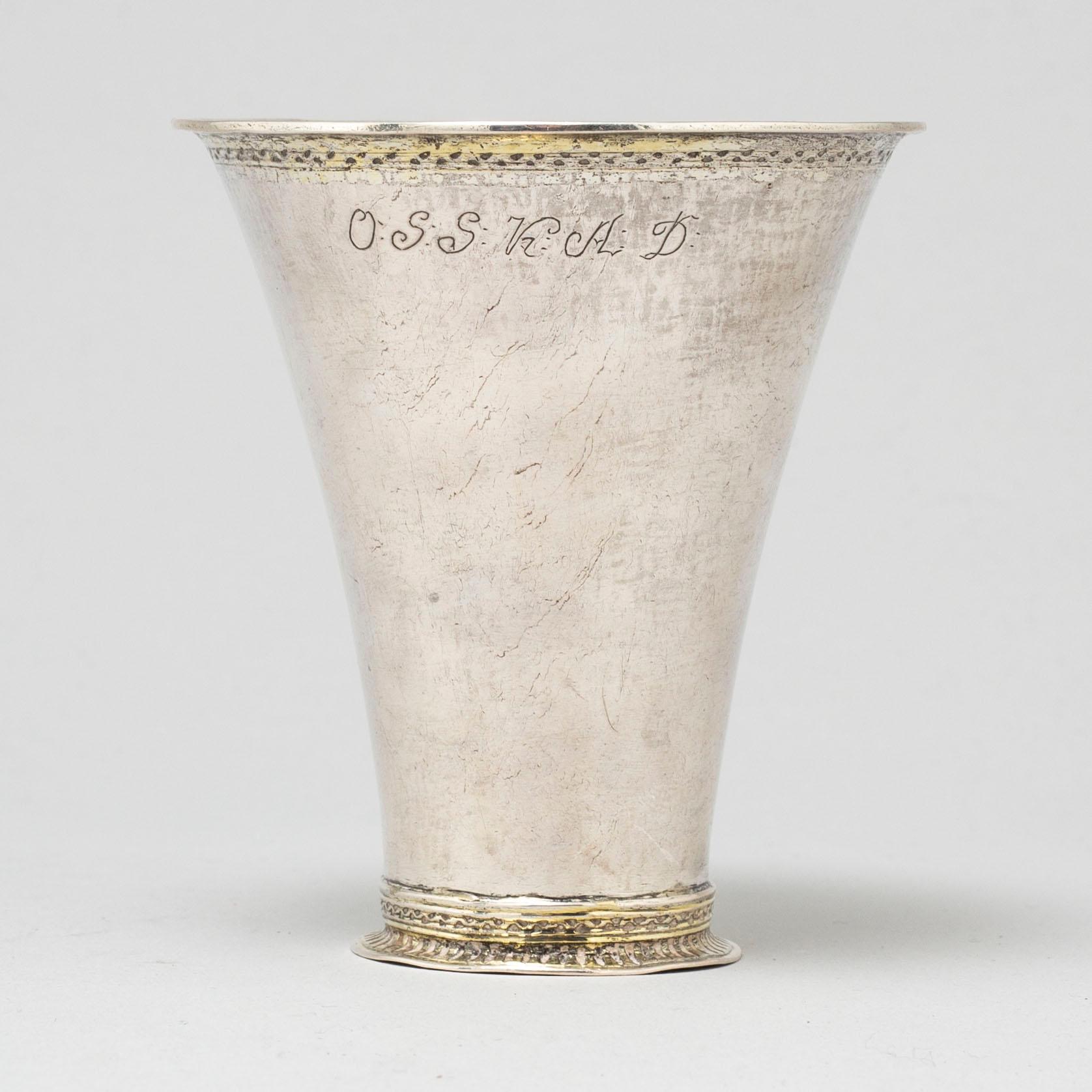 OLOF LIND, bägare, silver Mariestad 1764.