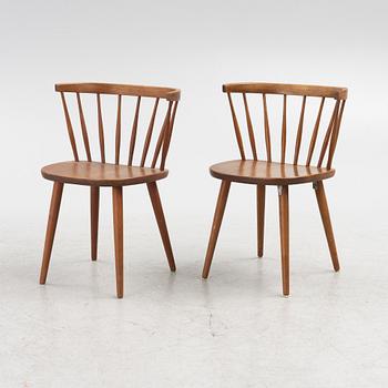 Eight chairs, second half of the 20th century.