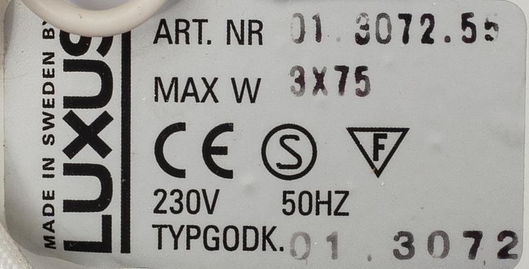 A pair of UNO OCH ÖSTEN KRISTIANSSSON "Plafo", Luxus, Osby ceilinglamps.