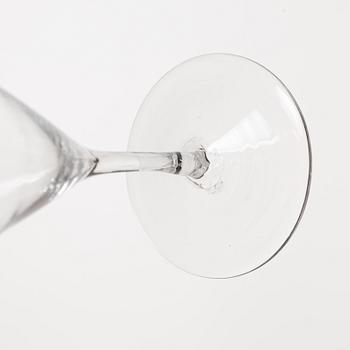 Fortified wine glasses, 12 pcs, 19th century.