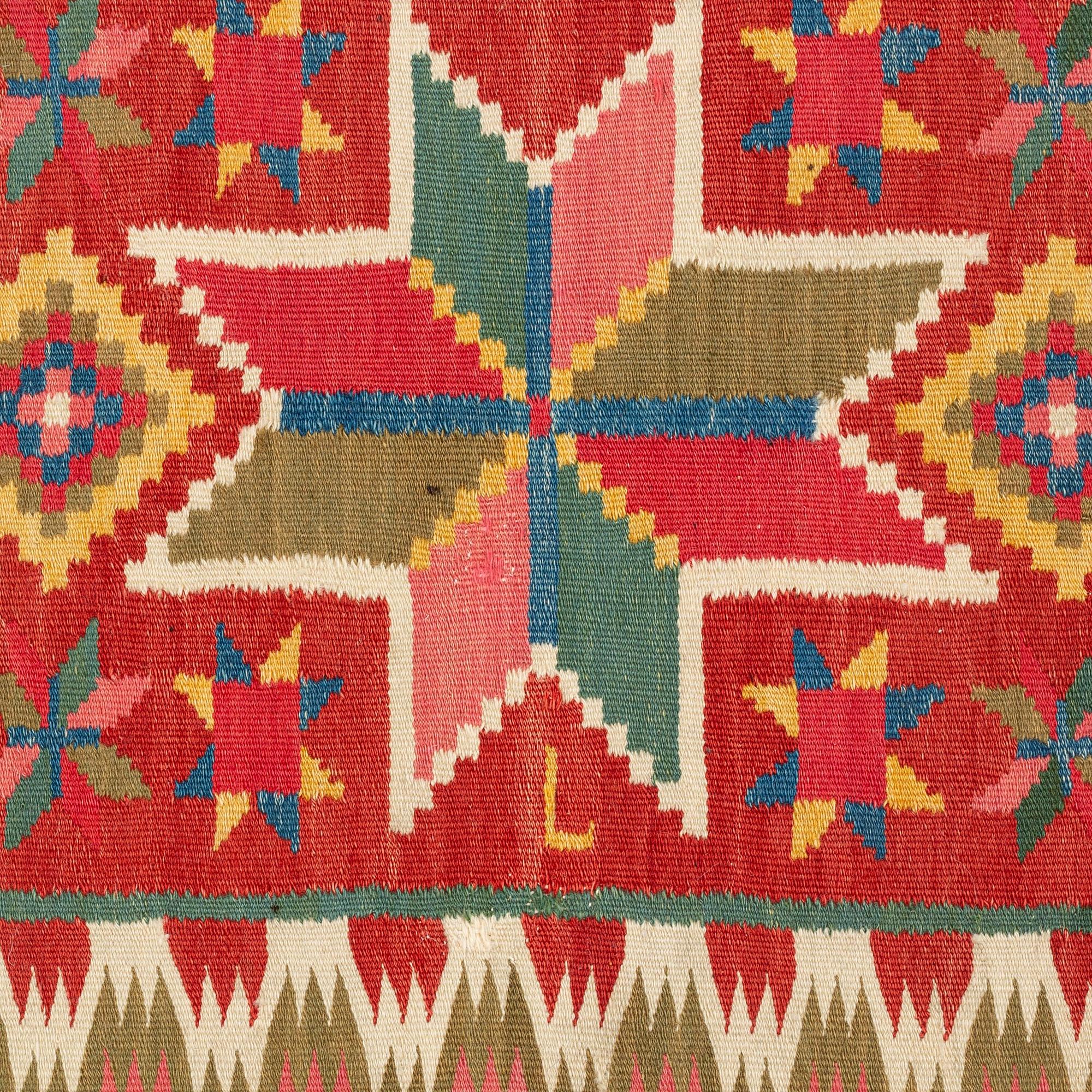 Åkdyna, rölakan, ca 108,5 × 50 cm, Oxie härad, signerad LNS SPD NLS, från omkring 1800-1825.