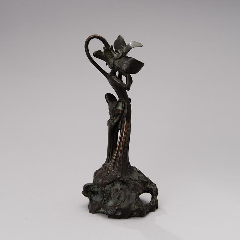 MAURICE MAIGNAN, bronze, signed Paris -97.