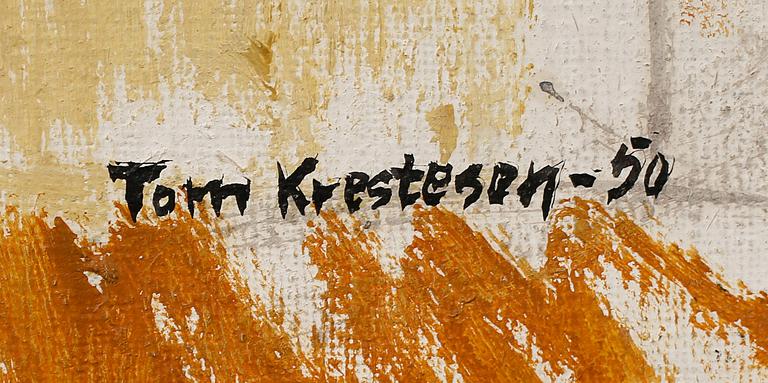 TOM KRESTESEN, olja på duk, signerad och daterad -50.