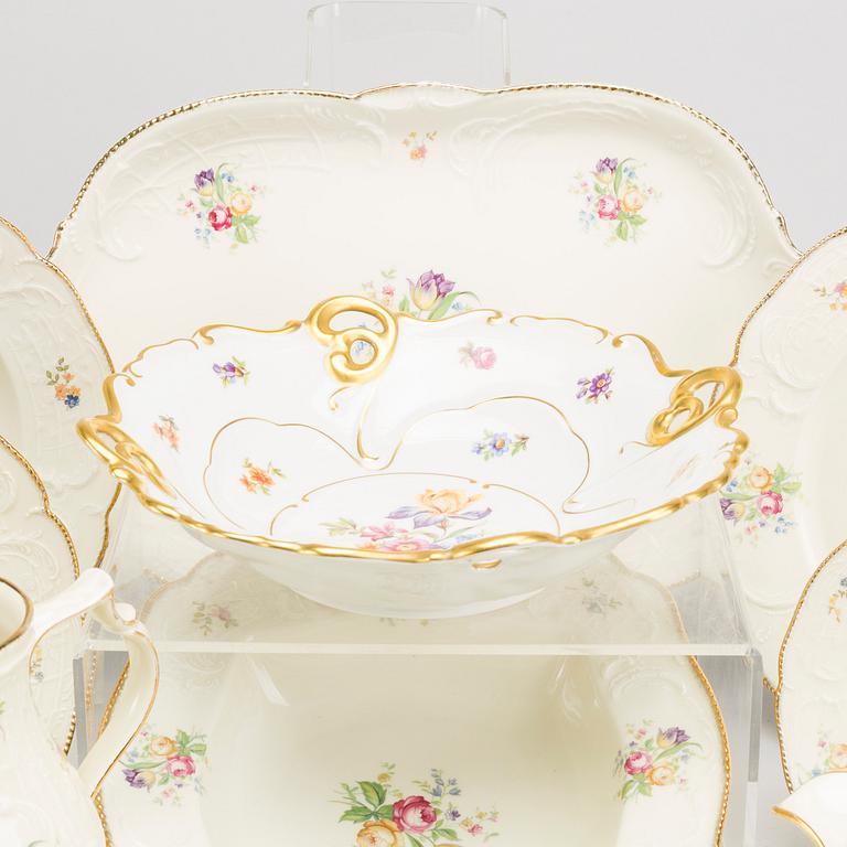 A 56 piece porcelain "Sanssouci" dinner service, Rosenthal, Germany.