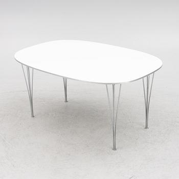 Bruno Mathsson & Piet Hein, a "Superellips" dining table, Fritz Hansen, Denmark.