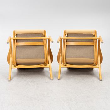 Yngve Ekström, Armchairs, a pair, "Lamino", Swedese, late 20th century.