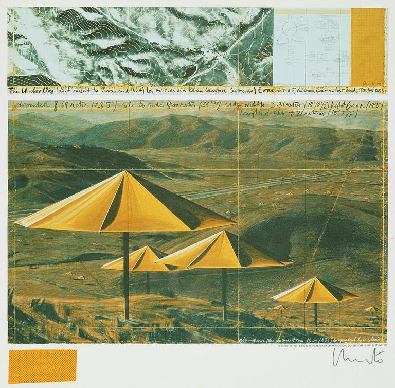 Christo & Jeanne-Claude, "The Umbrellas (Joint project for Japan and USA)".