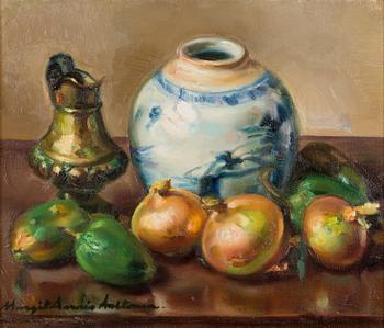 Margit Aarnio-Aaltonen, öljy kankaalle, signeerattu.