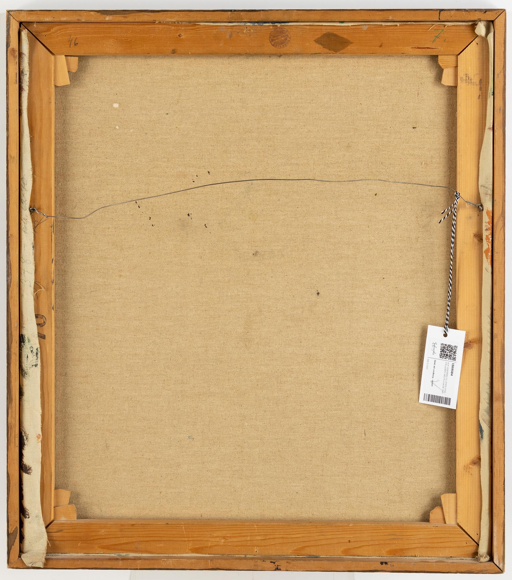 Alf Lindberg, oil on canvas, signed and dated -45.