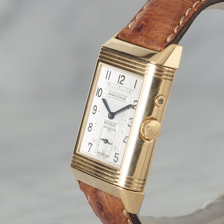 JAEGER-LeCOULTRE, Reverso Duo, "Night & Day", wristwatch, 26 x 36.5 (42.5) mm.