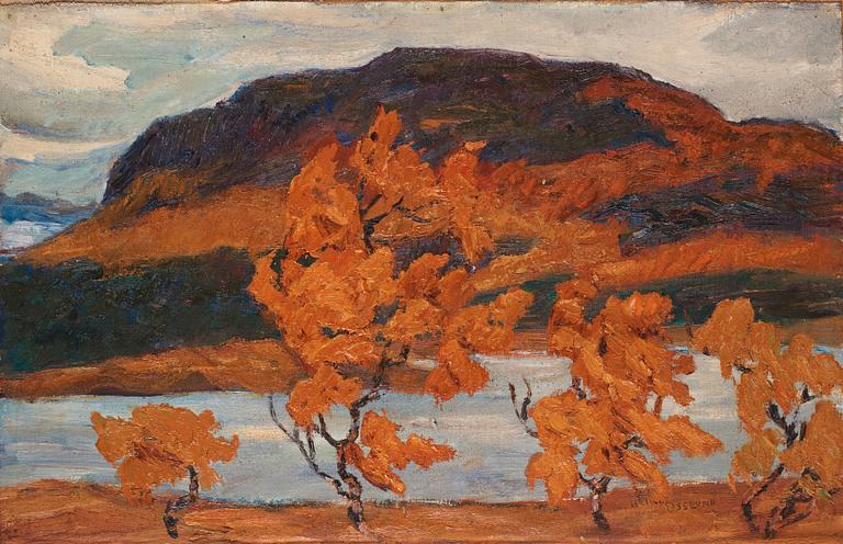 Helmer Osslund, "Höst, Stora Sjöfallet".