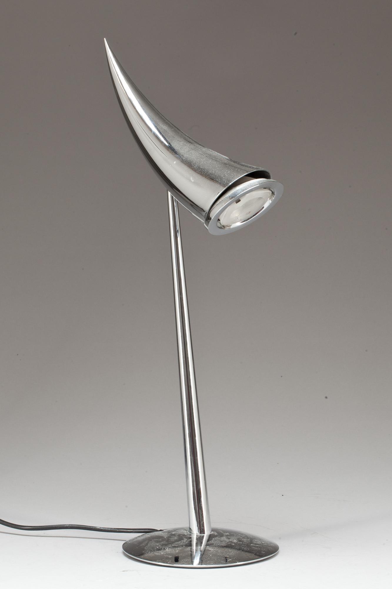 BORDSLAMPA, "Ara", Philippe Starck, Flos, Italien.