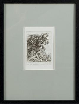 SIMO HANNULA, etching, signed and dated 1976, numbered 27/50.