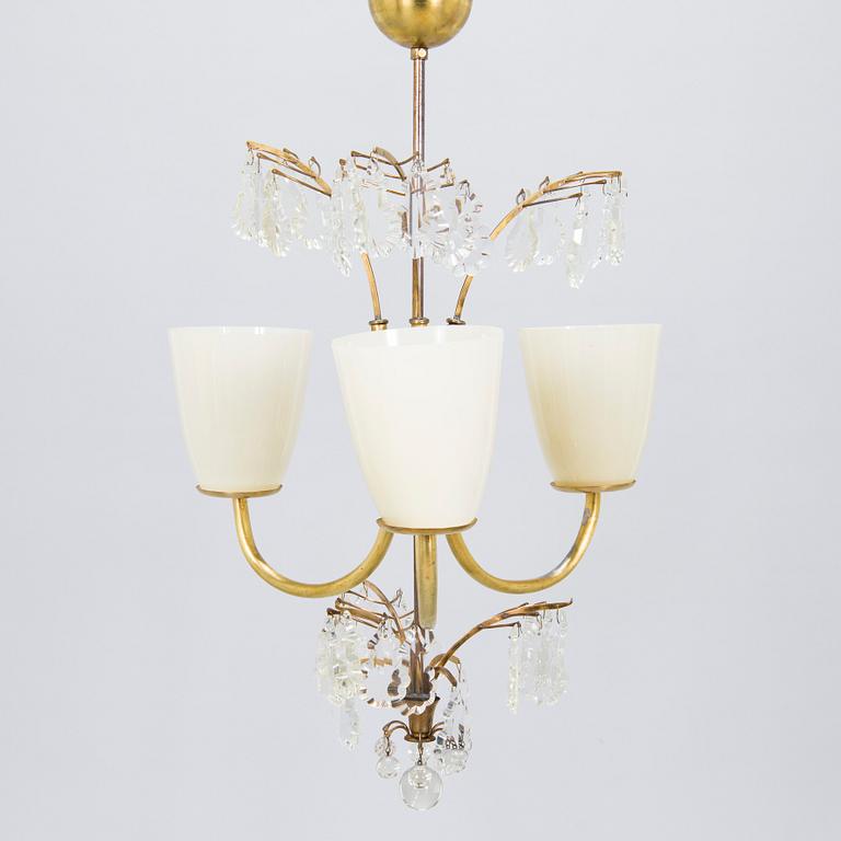 Lisa Johansson-Pape, a 1940's '68' chandelier for Stockmann Orno.