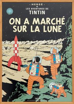 Hergé, offset 24 st "Tintin".