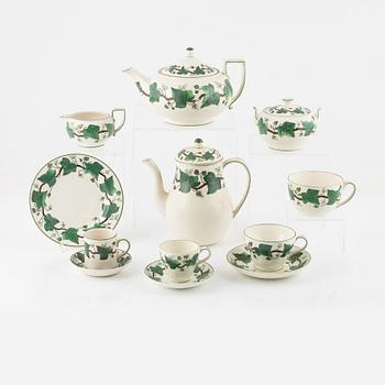 A 56-piece coffee and tea service, 'Napoleon Ivy', creamware, Wedgwood, England.