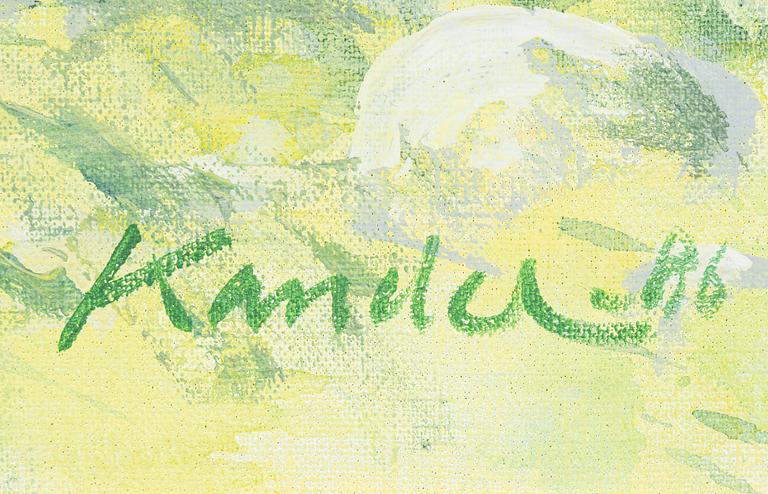 Leif Kander, olja på duk, signerad och daterad -86.