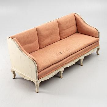 A Rococo -style sofa, 20th century.