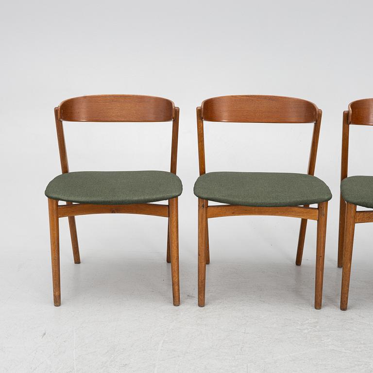 A set of four Scandinavian chairs, 1950's/60's.